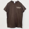 GILDAN　ギルダン　半袖バックプリントフォトTシャツ　Puckett's Grocery　アーチプリント　茶　ブラウン　Sサイズ