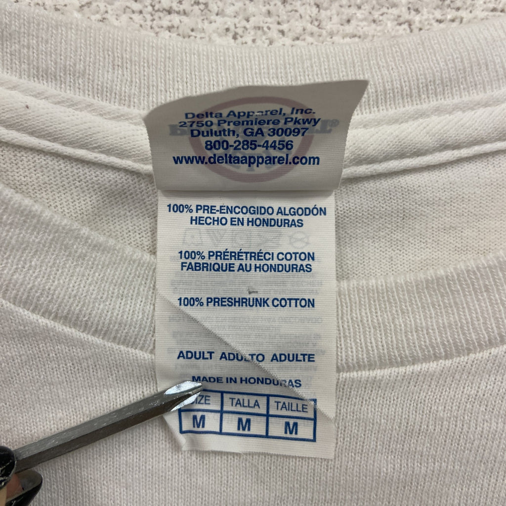 DELTA　デルタ　半袖プリントTシャツ　白　ホワイト　Mサイズ