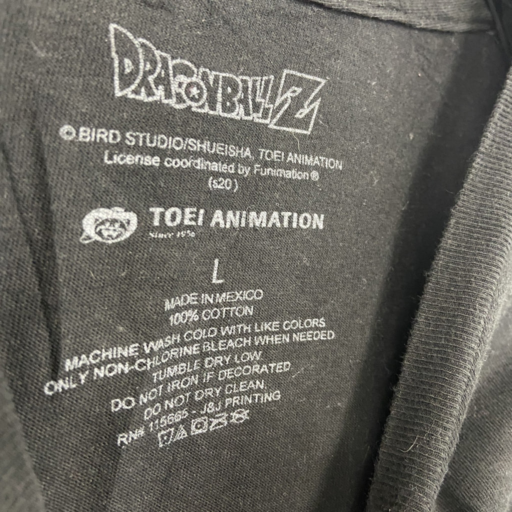 DRAGONBALL Z ドラゴンボール　半袖プリントTシャツ　黒　ブラック　Lサイズ