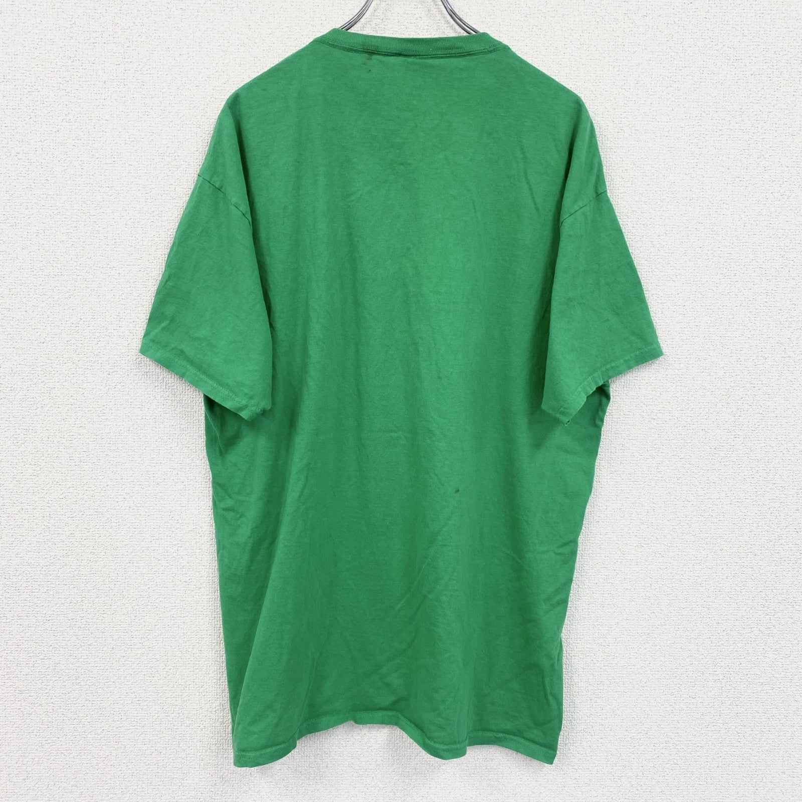 FRUIT OF THELOOM　フルーツオブザルーム　半袖プリントTシャツ　緑　グリーン　XLサイズ