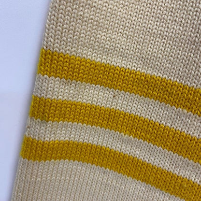 古着 used　60s　70s　レタードニットカーディガン　セーター　チェーン刺繡　ベージュ　ヴィンテージ