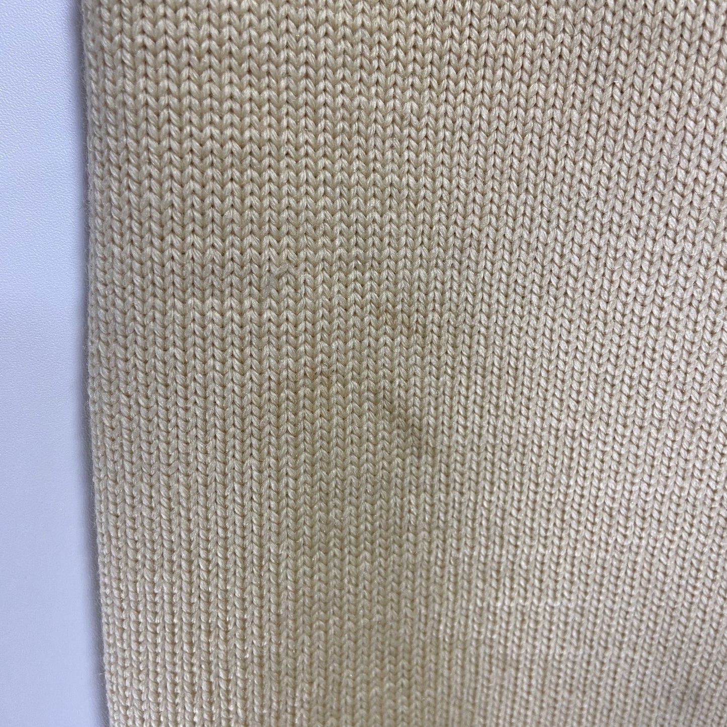 古着 used　60s　70s　レタードニットカーディガン　セーター　チェーン刺繡　ベージュ　ヴィンテージ