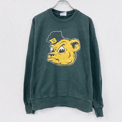 Champion　チャンピオン　リバースウィーブ　スウェット/トレーナー　カレッジプリント　緑　グリーン　Lサイズ