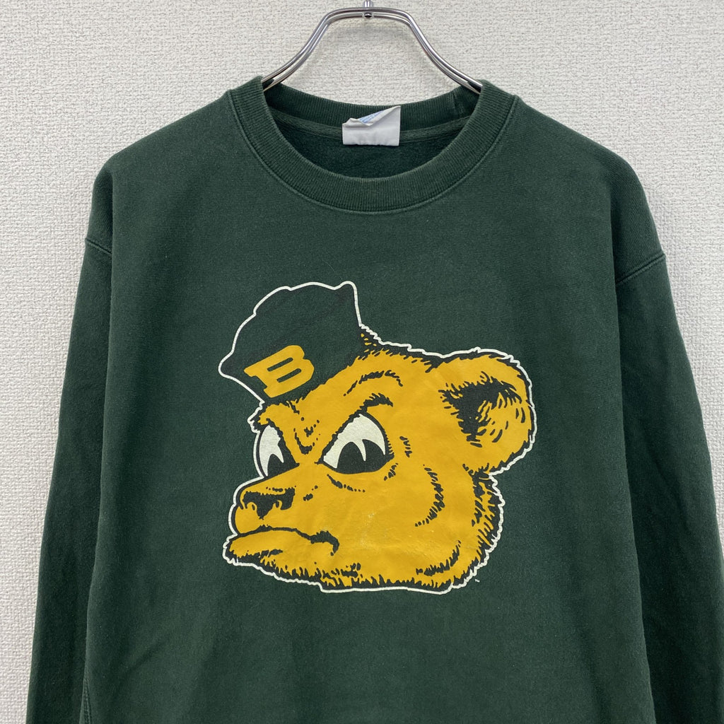 Champion　チャンピオン　リバースウィーブ　スウェット/トレーナー　カレッジプリント　緑　グリーン　Lサイズ