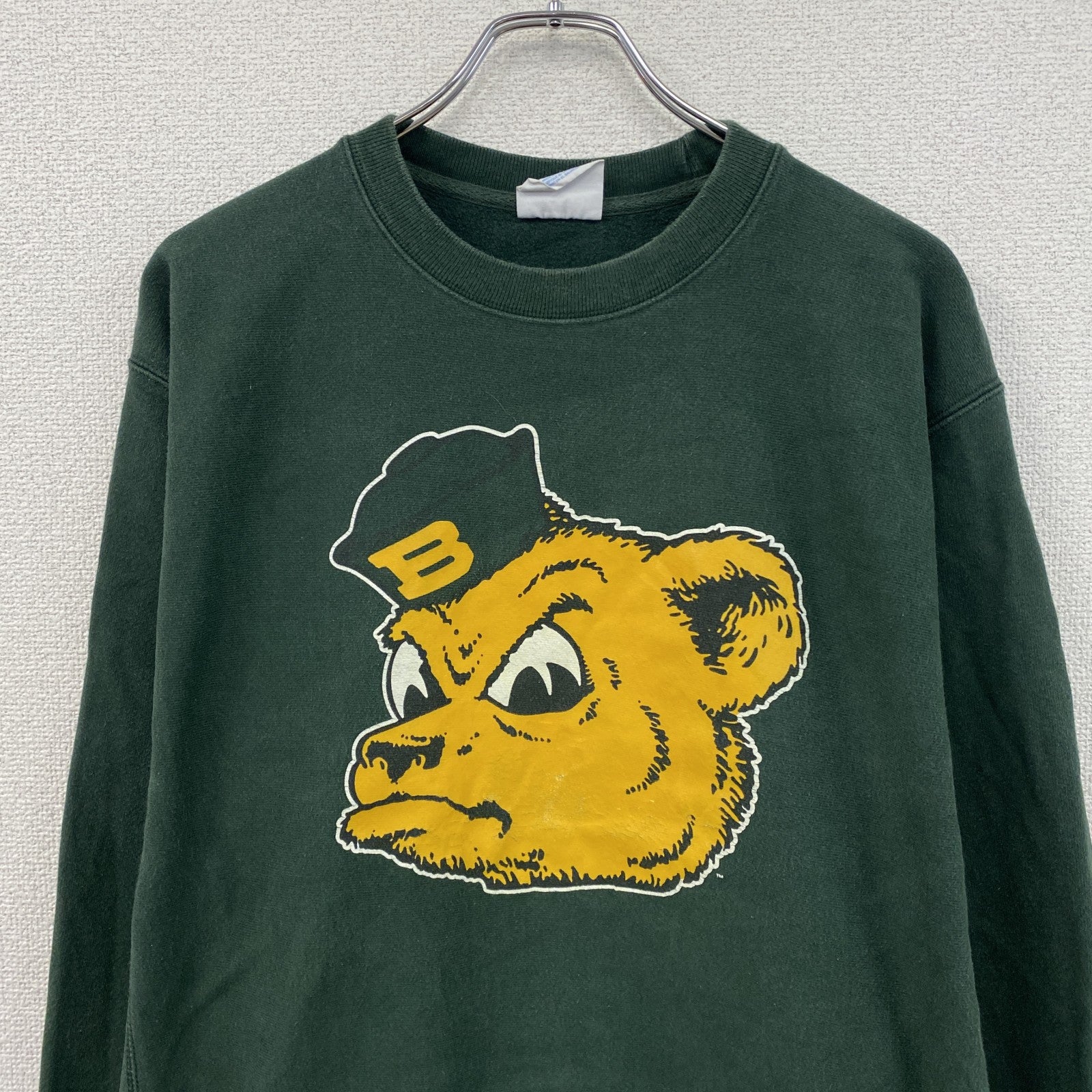 Champion　チャンピオン　リバースウィーブ　スウェット/トレーナー　カレッジプリント　緑　グリーン　Lサイズ