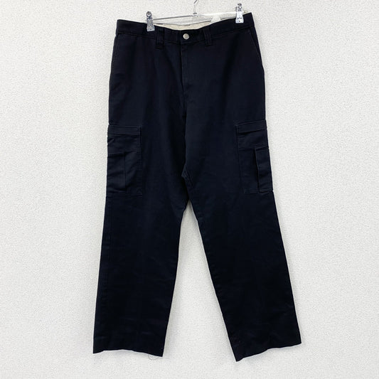 Dickies　ディッキーズ　カーゴパンツ　ワークパンツ　ジップフライ　黒　ブラック　34サイズ