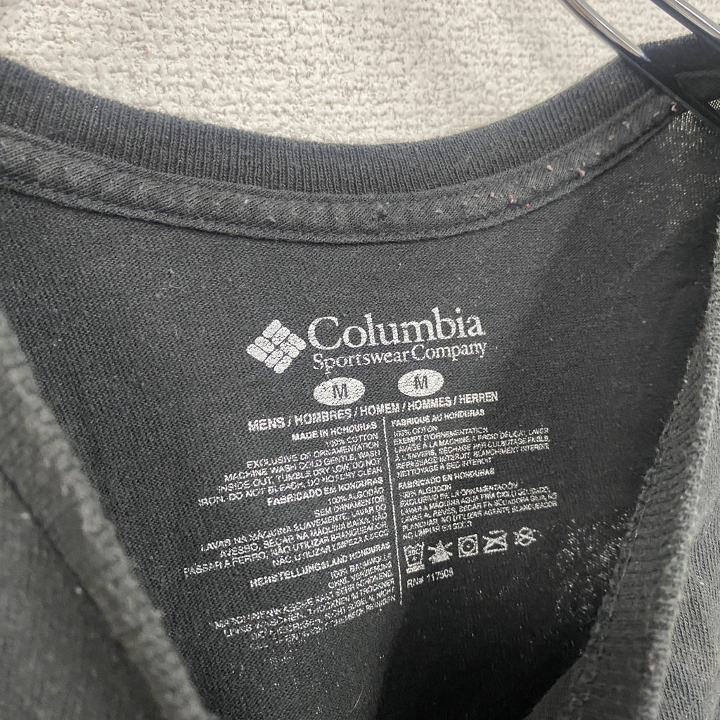 Coloumbia　コロンビア　半袖プリントTシャツ　黒　ブラック　Mサイズ
