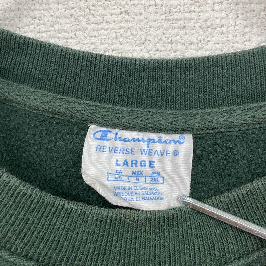 Champion　チャンピオン　リバースウィーブ　スウェット/トレーナー　カレッジプリント　緑　グリーン　Lサイズ