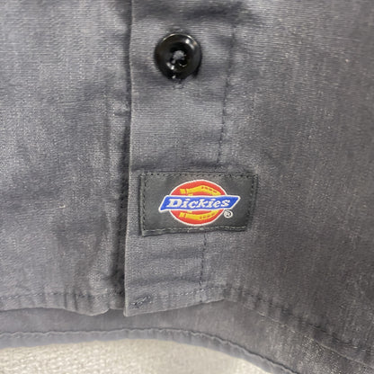 Dickies　ディッキーズ　半袖ワークシャツ　2つポケット　ワンポイント　黒　ブラック　3XLサイズ