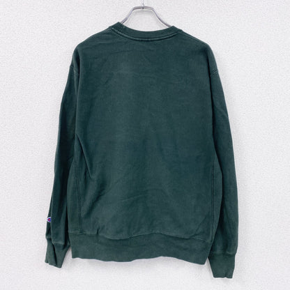 Champion　チャンピオン　リバースウィーブ　スウェット/トレーナー　カレッジプリント　緑　グリーン　Lサイズ
