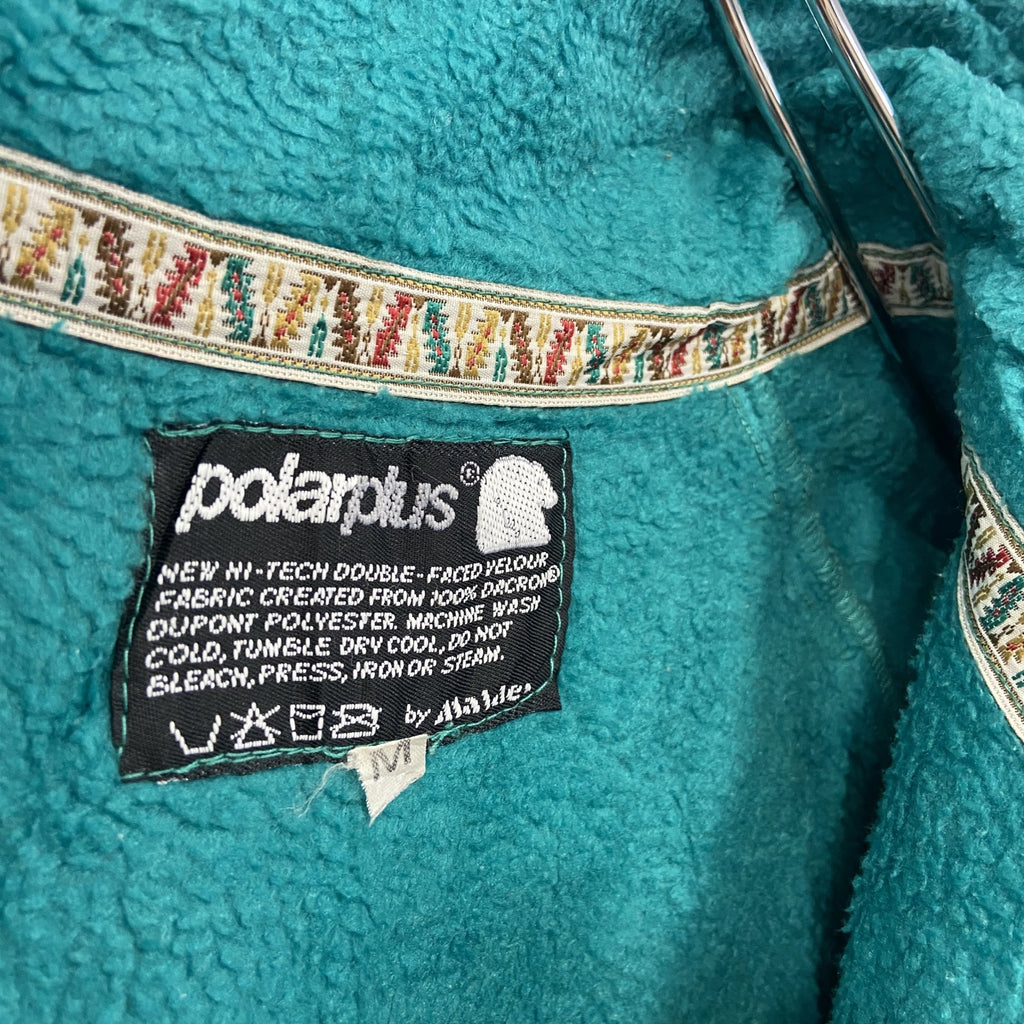 ～90s　Polarpuls　フルジップフリースジャケット/ボアジャケット　ヴィンテージ　緑　グリーン　Mサイズ