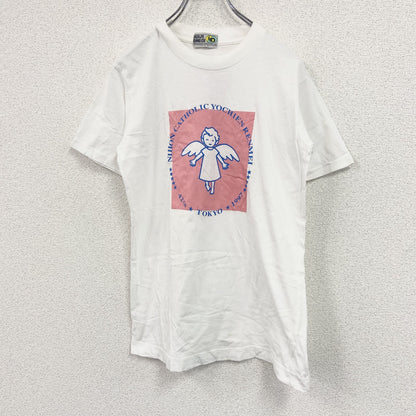HACHIJYUBUNNO ICHI　半袖プリントTシャツ　白　ホワイト　Sサイズ