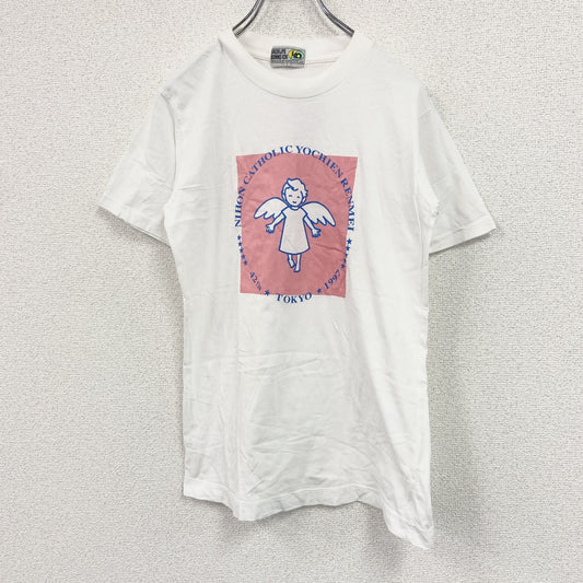 HACHIJYUBUNNO ICHI　半袖プリントTシャツ　白　ホワイト　Sサイズ