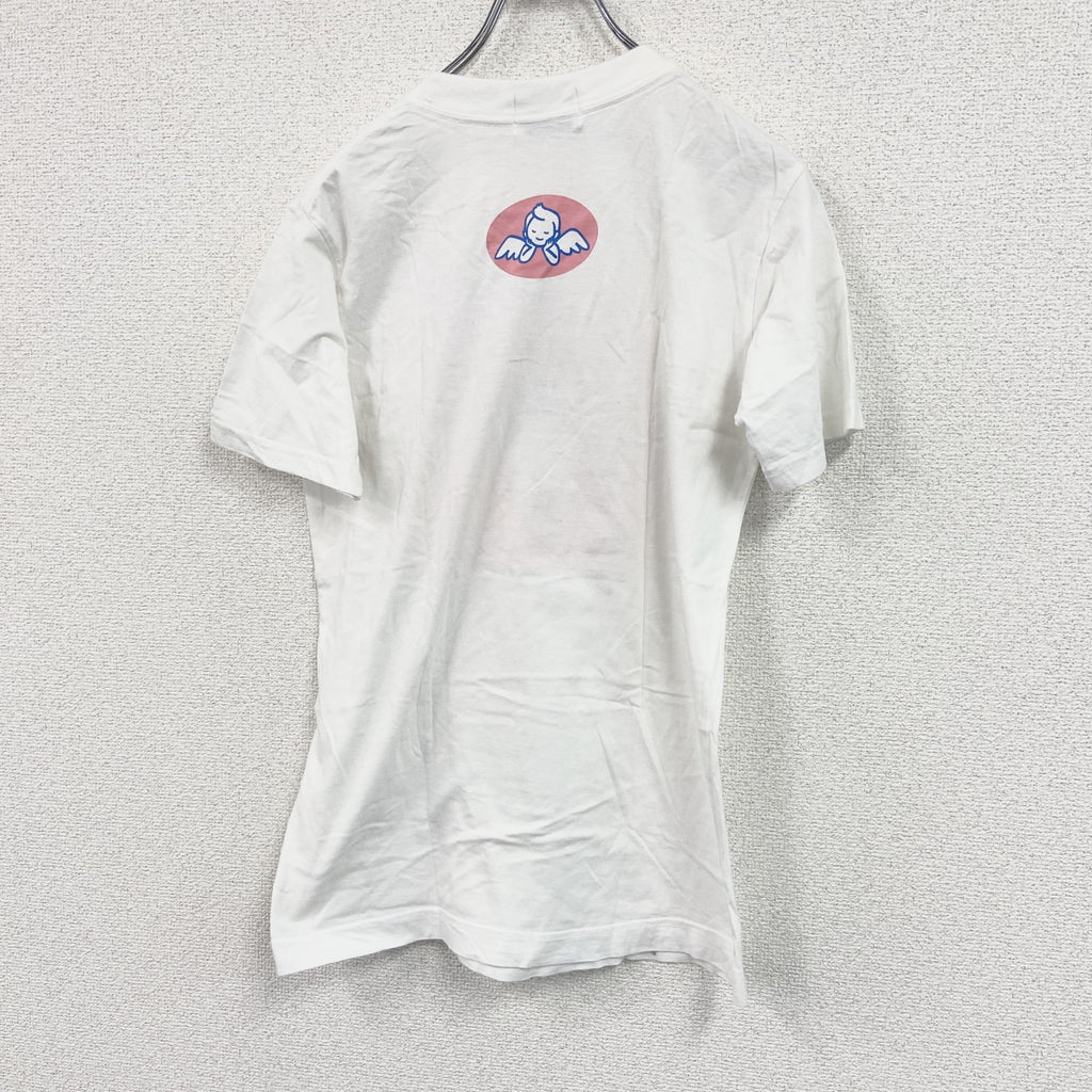 HACHIJYUBUNNO ICHI　半袖プリントTシャツ　白　ホワイト　Sサイズ