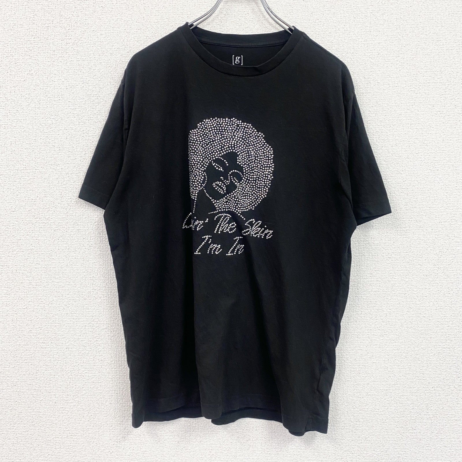 GEORGE　半袖プリントTシャツ　黒　ブラック　Lサイズ