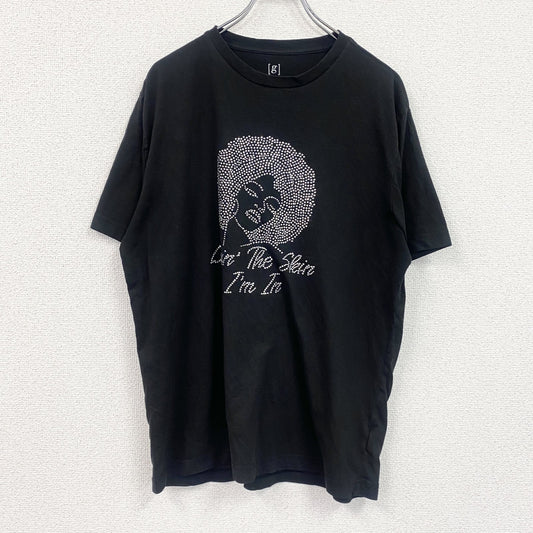 GEORGE　半袖プリントTシャツ　黒　ブラック　Lサイズ