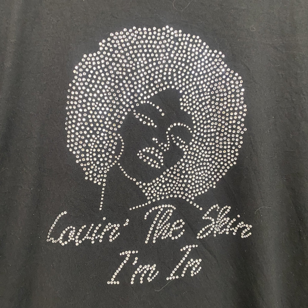 GEORGE　半袖プリントTシャツ　黒　ブラック　Lサイズ