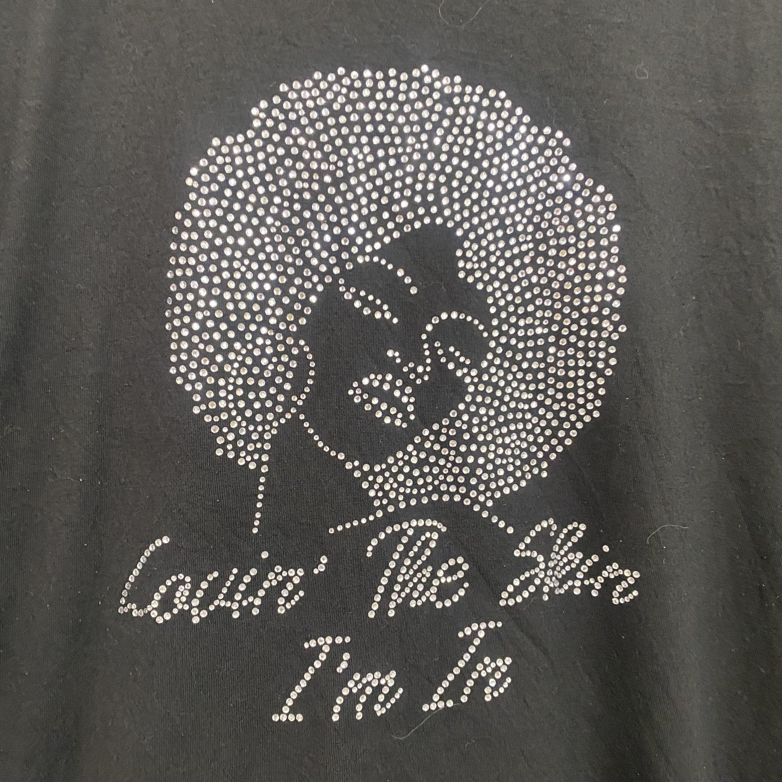 GEORGE　半袖プリントTシャツ　黒　ブラック　Lサイズ