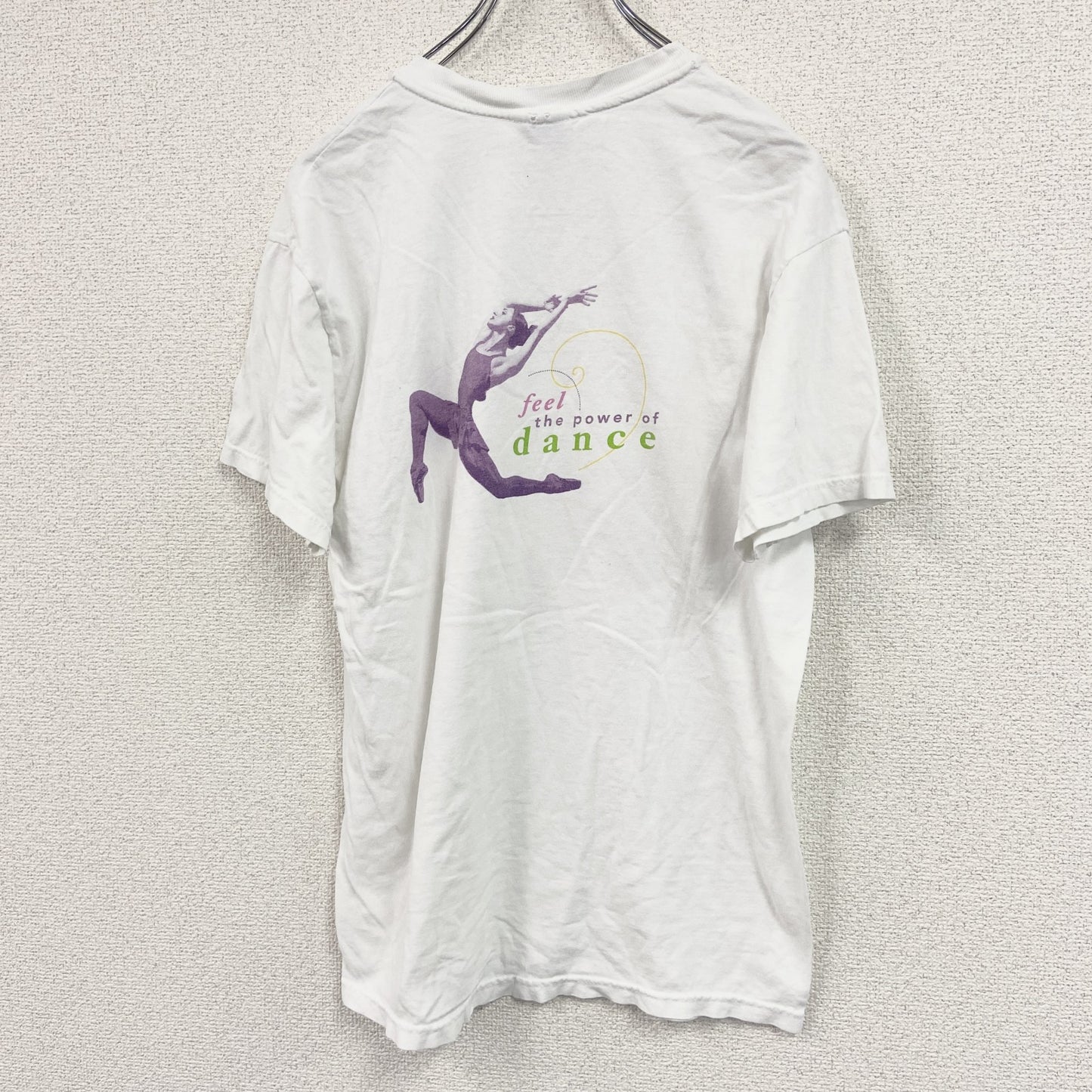 Hanes　ヘインズ　半袖プリントTシャツ　白　ホワイト　Mサイズ
