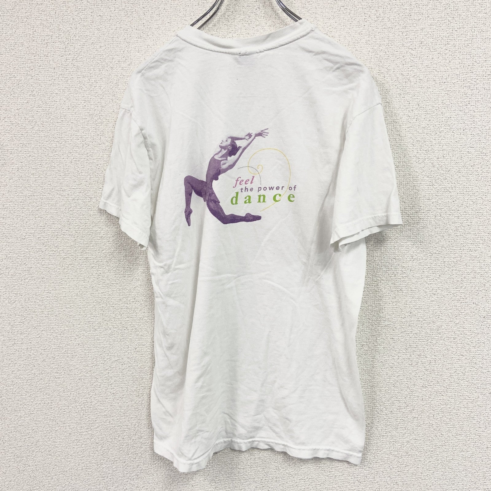 Hanes　ヘインズ　半袖プリントTシャツ　白　ホワイト　Mサイズ