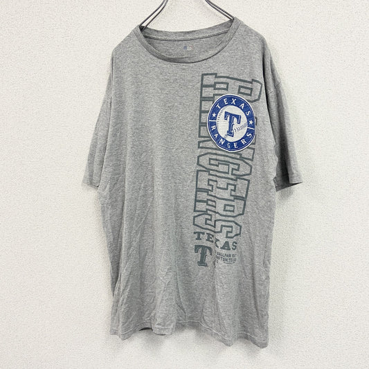 MAJOR LEAGUE BASEBALL　メジャーリーグベースボール　MLB　半袖プリントTシャツ　灰色　グレー