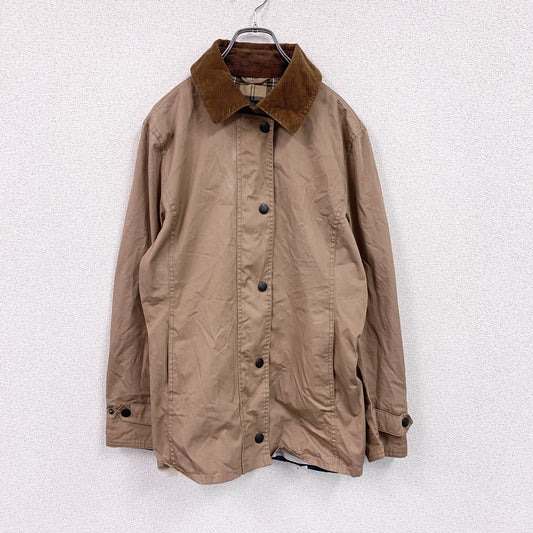 Barbour　バブアー　WATERPROOF AND BREATHABLE　オイルドコート　オイルドジャケット　コーデュロイカラー　ベージュ