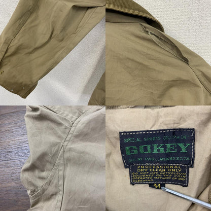 70s～　Gokey　ゴーキー　ハンティングジャケット　コーデュロイカラー　ヴィンテージ　ベージュ　44サイズ