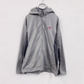 00s　NIKE　ナイキ　フルジップジャージパーカー　フード取り外し可能　ヴィンテージ　灰色　グレー　Mサイズ