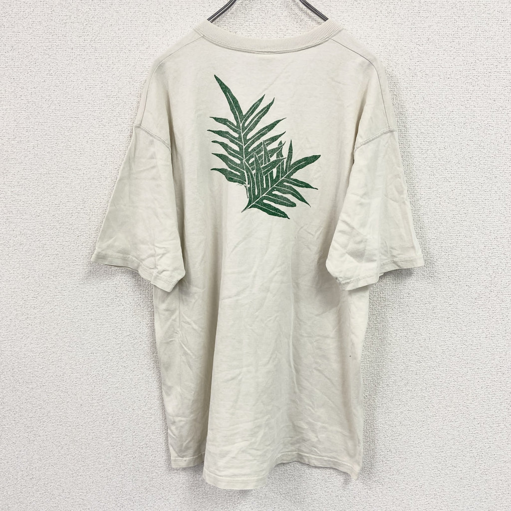 FRUIT OF THE LOOM　フルーツオブザルーム　半袖プリントTシャツ　ベージュ　Lサイズ
