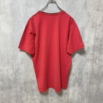 古着 used　gear 半袖クルーネックプリントTシャツ　MLB　RED SOX　赤　レッド　レトロデザイン　Mサイズ　