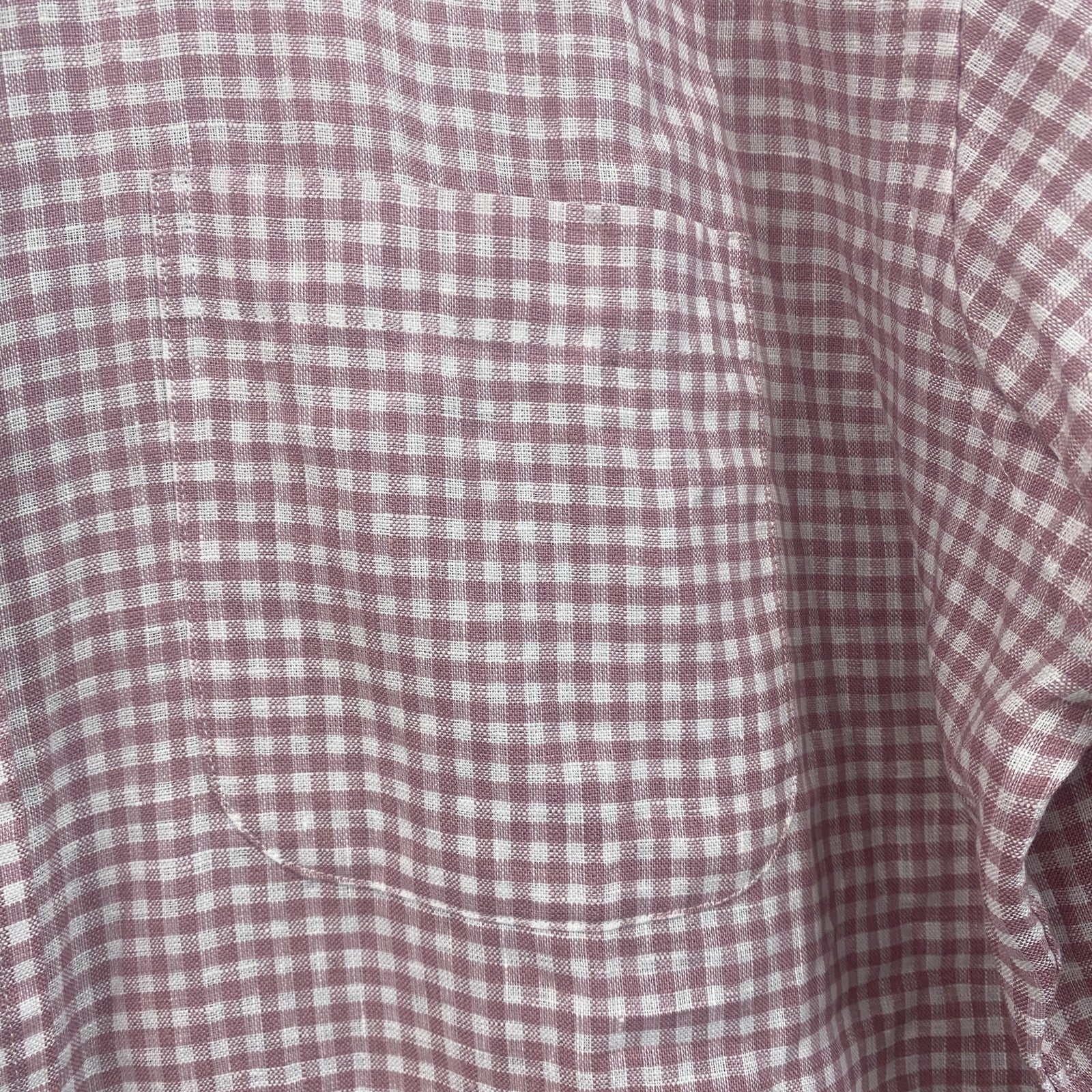 Brooks Brothers　ブルックスブラザーズ　長袖ボタンダウンシャツ　ギンガムチェック柄　ピンク　Lサイズ