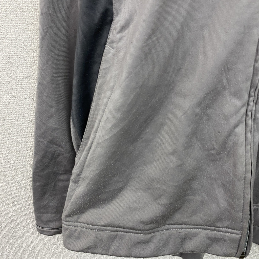 00s　NIKE　ナイキ　フルジップジャージパーカー　フード取り外し可能　ヴィンテージ　灰色　グレー　Mサイズ