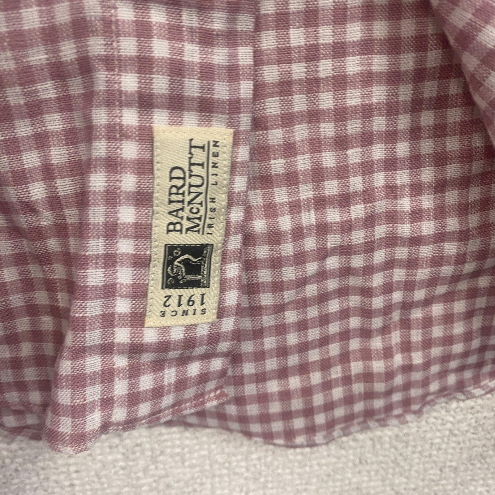 Brooks Brothers　ブルックスブラザーズ　長袖ボタンダウンシャツ　ギンガムチェック柄　ピンク　Lサイズ