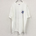 Hanes　ヘインズ　半袖プリントTシャツ　イルカ　白　ホワイト　Lサイズ