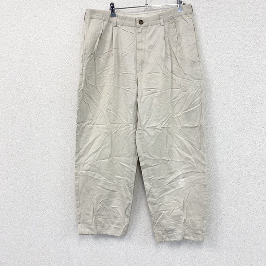 L.L.Bean　エルエルビーン　チノパンツ　ビッグシルエット　ホワイト　ベージュ　W36サイズ