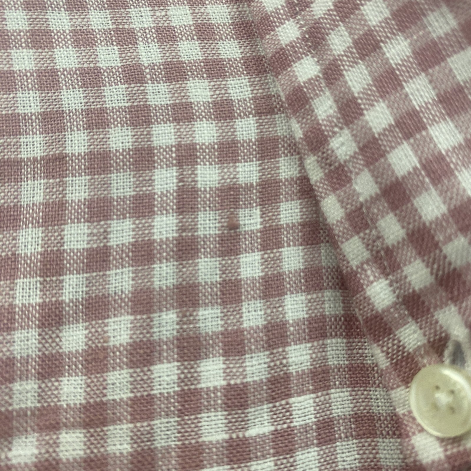 Brooks Brothers　ブルックスブラザーズ　長袖ボタンダウンシャツ　ギンガムチェック柄　ピンク　Lサイズ