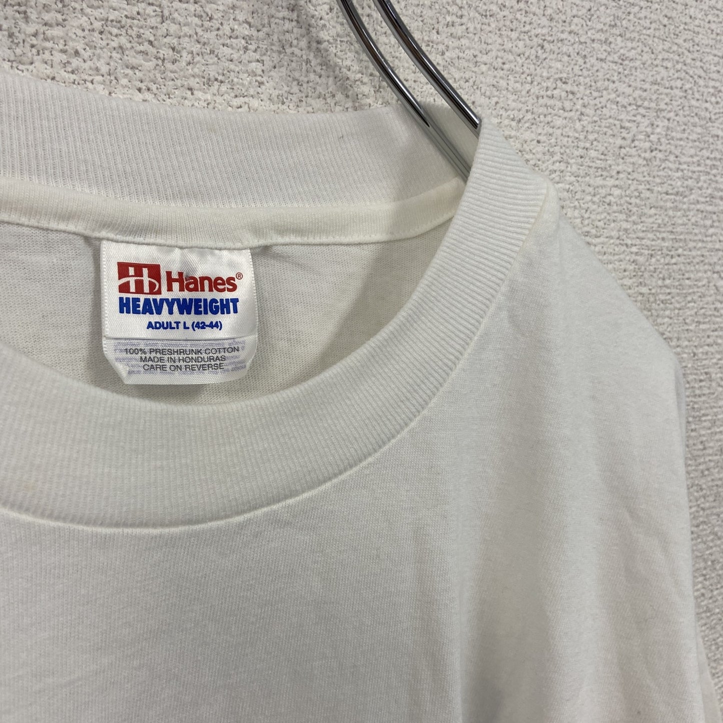 Hanes　ヘインズ　半袖プリントTシャツ　イルカ　白　ホワイト　Lサイズ