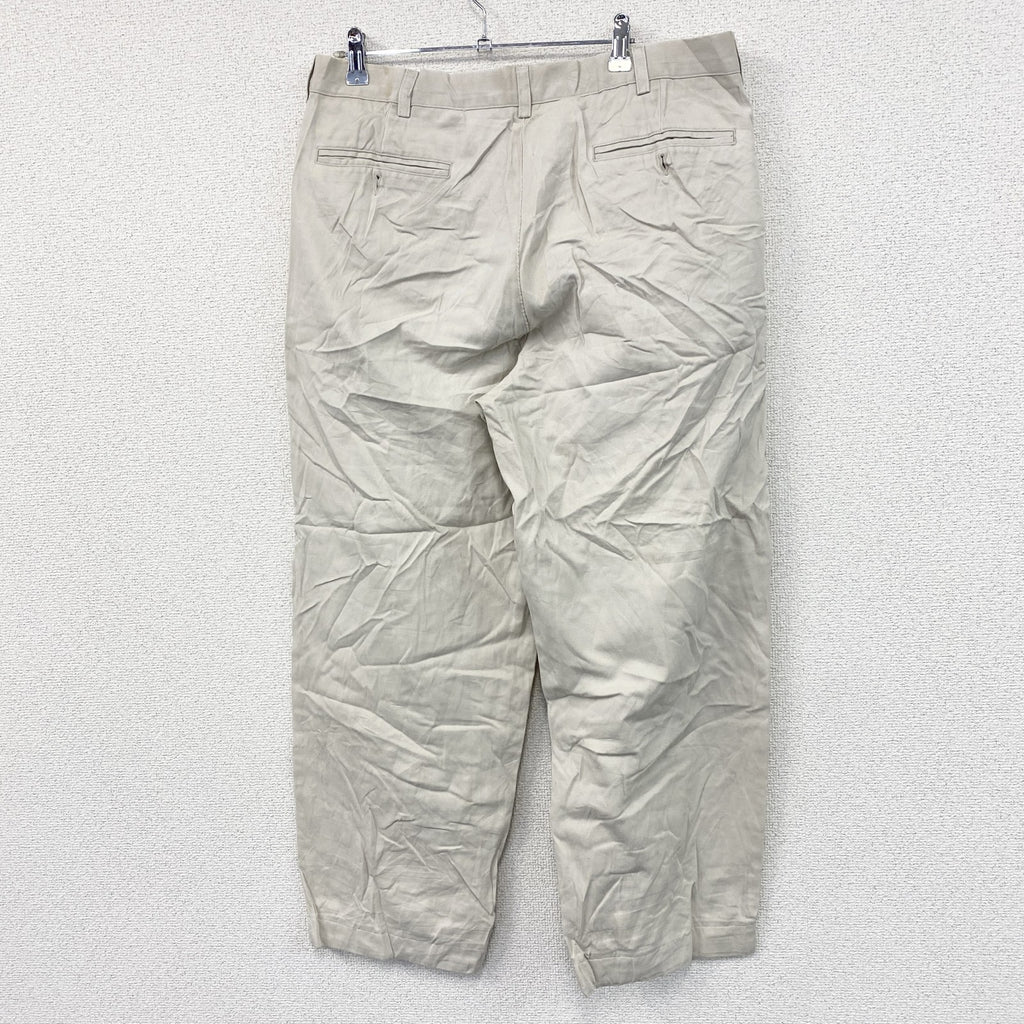 L.L.Bean　エルエルビーン　チノパンツ　ビッグシルエット　ホワイト　ベージュ　W36サイズ