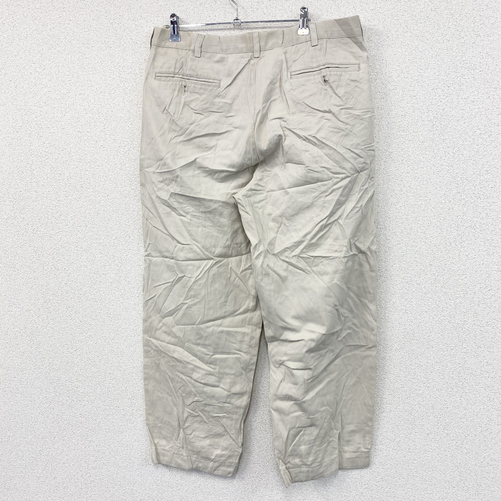 L.L.Bean　エルエルビーン　チノパンツ　ビッグシルエット　ホワイト　ベージュ　W36サイズ