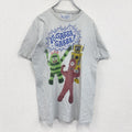 MF　YO GABBA GABBA　半袖プリントTシャツ　灰色　グレー　Lサイズ