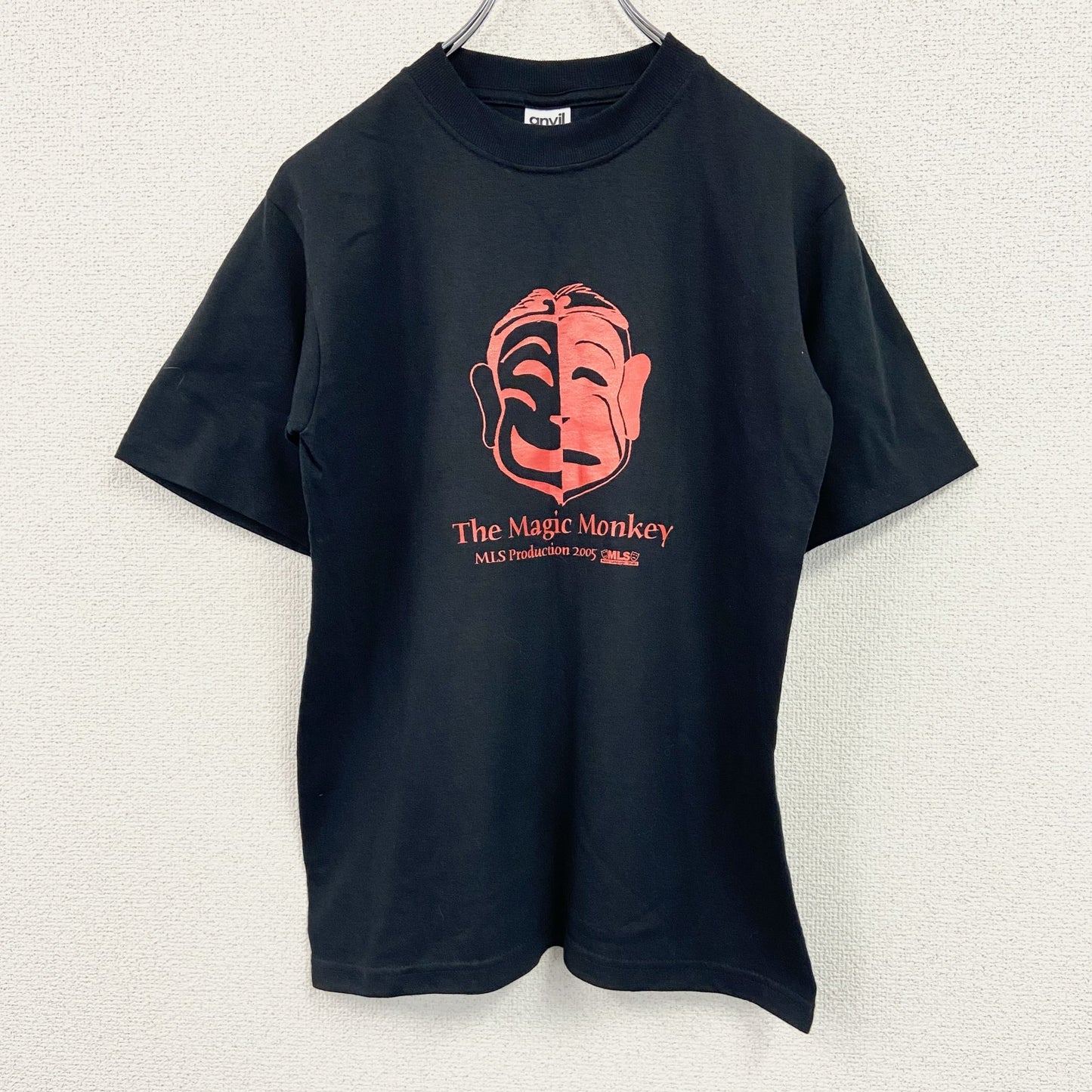 Anvil　アンビル　半袖プリントTシャツ　黒　ブラック　Lサイズ