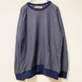 古着 used　Levi’s リーバイス　長袖スウェット　トレーナー　クルーネック　ブルー　シンプル　XLサイズ