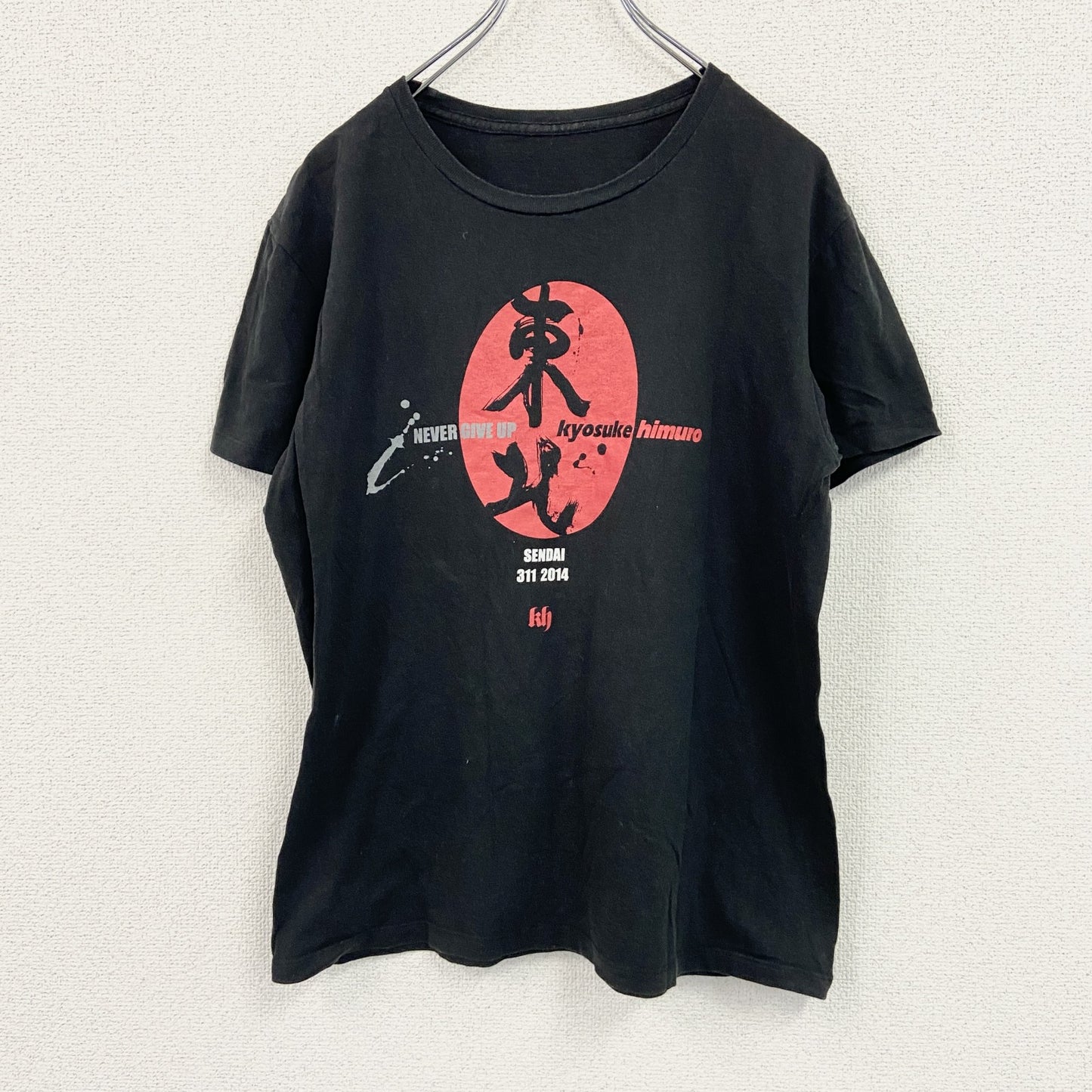 DALUC　氷室京介　半袖ミュージシャンTシャツ　東北　黒　ブラック　Lサイズ