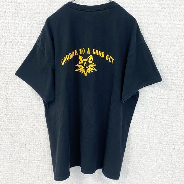 古着 used　GILDAN ギルダン　半袖プリントTシャツ　OPERATION　FOXTROT　黒　ブラック　XLサイズ