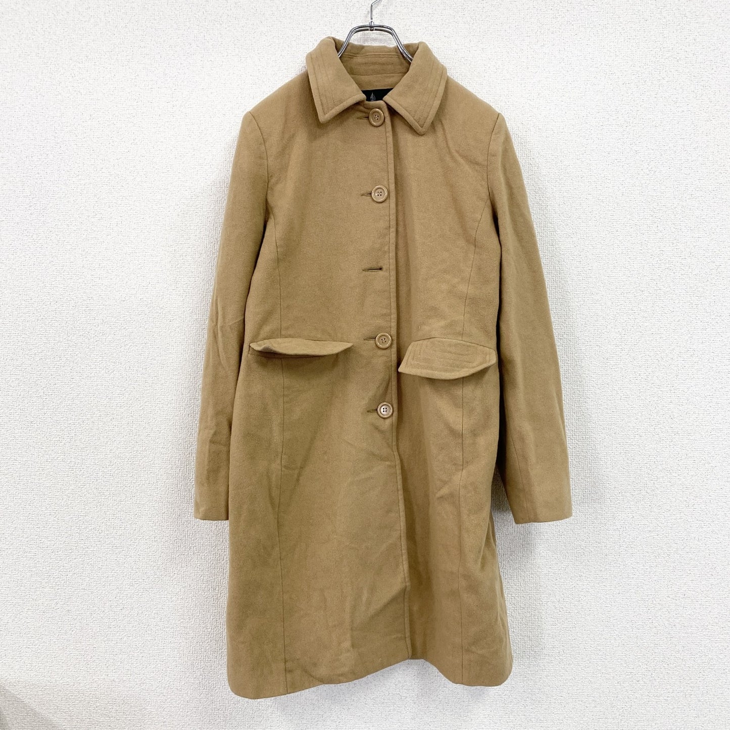LONDON FOG　ロンドンフォグ　ウールコート　キャメル　SMサイズ