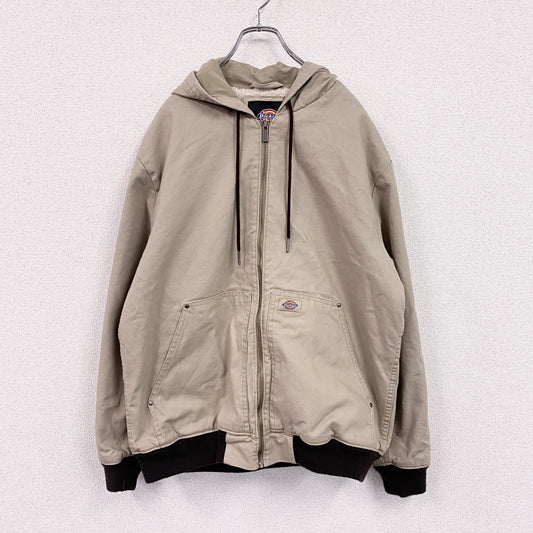 Dickies　ディッキーズ　ダックジャケット　ボアライナー　ベージュ　Lサイズ