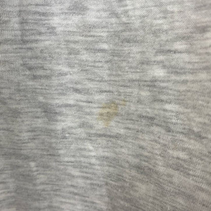 古着 used　半袖バックプリントTシャツ　地図　シングルステッチ　90s　ビンテージ　レトロ　ライトグレー　XLサイズ