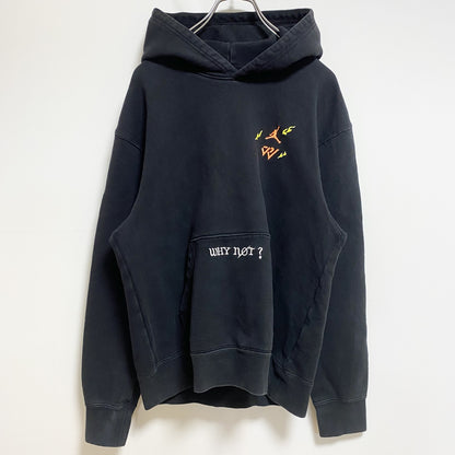 NIKE AIR JORDAN　ナイキエアジョーダン　スウェットパーカー/フーディ　バックプリント　スポーツ　黒　Sサイズ