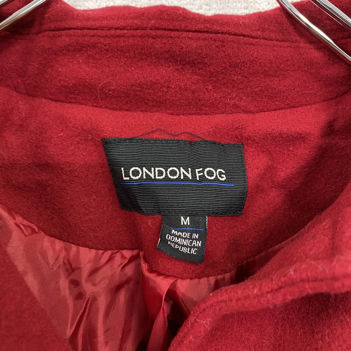 LONDON FOG　ロンドンフォグ　ウールコート　赤　レッド　Mサイズ
