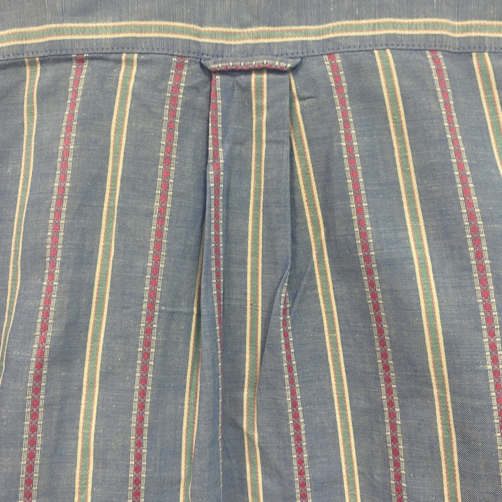 Levi’s　リーバイス　長袖ボタンダウンシャツ　ストライプ柄　水色　ライトブルー　Mサイズ